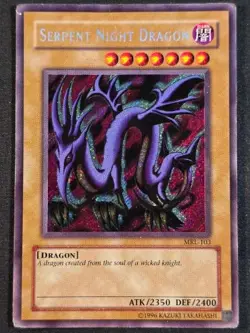 Serpent Night Dragon MRL-103 Magic Ruler Ultra Rare DMG Yu-Gi-Oh - Image 1