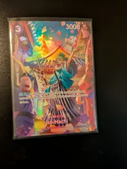 2025 ONE PIECE OP10-ROYAL BLOOD SP ALTERNATE ART (#001) USO-HACHI ENGLISH - Image 2