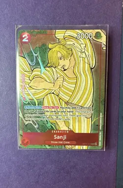 Sanji (English Version 1st Anniversary Set) OP01-013 One Piece Promotion... - Image 1