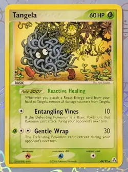 Tangela 44/92 EX Legend Maker Pokemon Card VLP - Image 1
