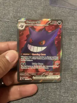 Gengar EX 193/162 Temporal Forces Ultra Rare Full Art Holo Pokemon Card - NM - Image 4