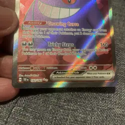 Gengar EX 193/162 Temporal Forces Ultra Rare Full Art Holo Pokemon Card - NM - Image 5