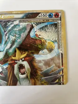 Pokemon TCG Suicune and Entei LEGEND (Top) Unleashed 94/95 Holo Holo Rare - Image 4