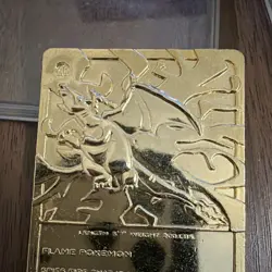 Burger King Pokemon TCG Charizard #06 Gold Holo Metal Card Limited Ed 1999 - Image 4