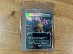 Thanos SWORDS TO PLOWSHARES Foil Promo Card PSA Magazine May 2026 MTG Volume 26 - Image 1