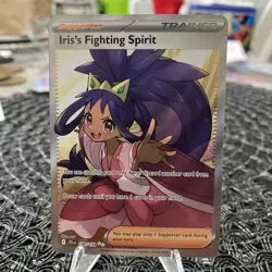 Iris's Fighting Spirit - 180/159 Journey Together Ultra Rare Pokemon TCG Card NM - Image 1