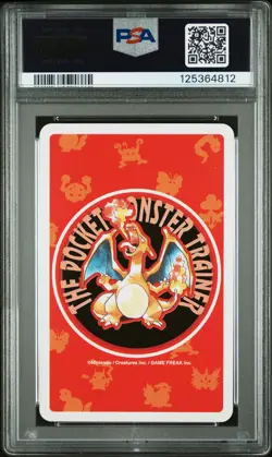 1996 POKEMON RED VERSION PLAYING CARDS 8 OF SPADES #065 ALAKAZAM PSA 10 - Image 2