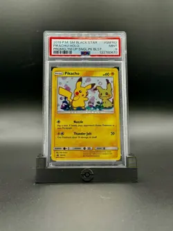 Pikachu SM162 SM Black Star Promo Holo English PSA 9 Pokemon TCG Card - Image 1