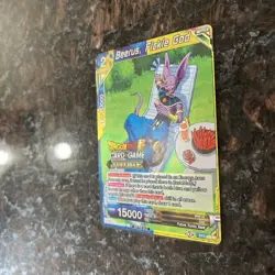 Beerus Fickle God BT7-120 JUDGE STAMP Foil Dragon Ball Super Card Game | NM - Image 2