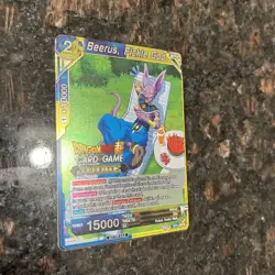 Beerus Fickle God BT7-120 JUDGE STAMP Foil Dragon Ball Super Card Game | NM - Image 3