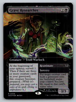 Grave Researcher (Extended Art) Secrets of Strixhaven Foil - Image 1