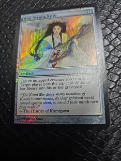 Hair-Strung Koto Champions of Kamigawa Foil NM - Image 1