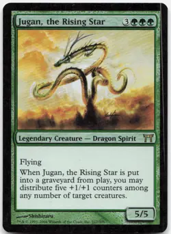 Jugan, the Rising Star *Foil* CHK 217 NM-LP - Image 1