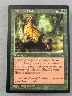 Natural Order MTG Visions—Never Played Near Mint—Vintage Magic RESERVE LIST - Image 1