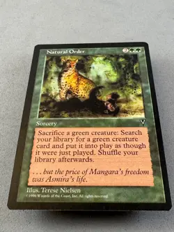 Natural Order MTG Visions—Never Played Near Mint—Vintage Magic RESERVE LIST - Image 3