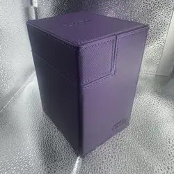 Ultimate Guard Flip n Tray 133 Purple Xenoskin Deck Box - Image 1