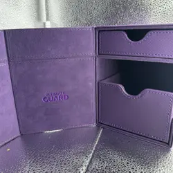 Ultimate Guard Flip n Tray 133 Purple Xenoskin Deck Box - Image 2