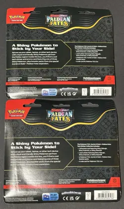 Pokemon TCG Scarlet & Violet Paldean Fates Tech Sticker Collection Greavard X2 - Image 2