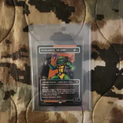 Michelangelo, the Heart (0092) (Borderless) (Surge Foil) Commander: Teenage... - Image 1
