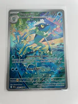 Pokemon TCG Frogadier 089/086Chaos Rising Full Art Holo Rare (VLP/NM) - Image 2