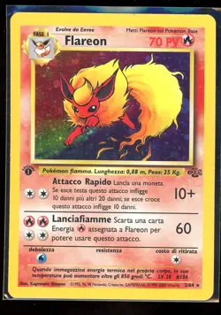 1999 Pokemon Jungle Holo 1st Edition Flareon Italian 3/64 [LP] - Image 1
