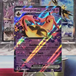 Gourgeist ex 041/086 Double Rare Holo Pokemon ME04: Chaos Rising NM - Image 1