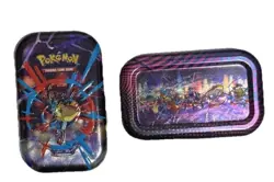 Pokemon Mega Evolution Mini Tin Lucario EMPTY TIN - Image 1