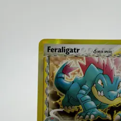 Pokemon TCG EX Dragon Frontiers Feraligatr 2/101 Holo English CORNER CREASE - Image 2