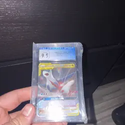 CGC 9.5 Pokemon Co. Latias & Latios GX 113/181 SM Team Up Ultra Rare Holo - Image 1