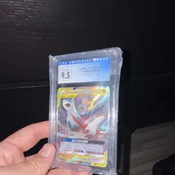 CGC 9.5 Pokemon Co. Latias & Latios GX 113/181 SM Team Up Ultra Rare Holo - Image 3
