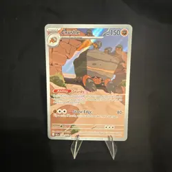 Pokemon TCG Crustle Illustration Rare Black Bolt 130/086 Near Mint - Image 1