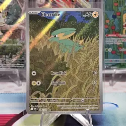 Electrike 196/182 Illustration Rare SV10: Destined Rivals Pokemon TCG NM/M - Image 1