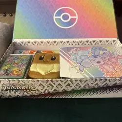 Prismatic Evo SPC! Deckbox, Sleeves, Playmat, Eevee Pouch, Promo Holder NO PACKS - Image 2