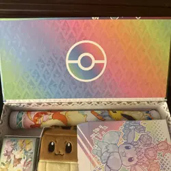 Prismatic Evo SPC! Deckbox, Sleeves, Playmat, Eevee Pouch, Promo Holder NO PACKS - Image 4