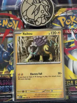 NEW Pokemon Mega Evolution & Phantasmal Flames 2-Pack Blister Sealed - Raikou - Image 4