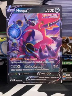 JUMBO Hoopa V SWSH176 - Oversized Black Star Promo - Pokemon TCG - Image 1