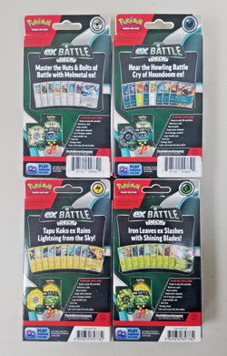 Lot Of 4 Pokemon EX Battle Decks Melmetal/Houndoom/Tapu Koko/Iron Leaves NEW - Image 3