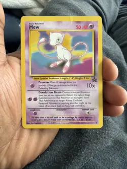 Pokemon WOTC TCG Mew Black Star Promo #8 Regular Non-Holo - Image 1