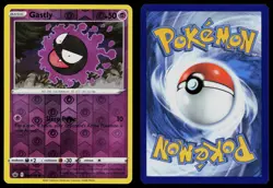GASTLY 055/198 COMMON CHILLING REIGN POKEMON REVERSE HOLO NM - Image 3