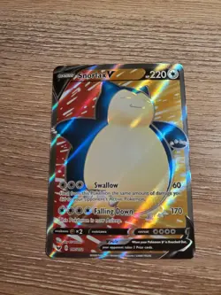 Pokemon Snorlax V Full Art Ultra Rare Holo 197/202 Sword & Shield - Image 1