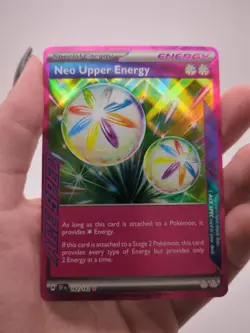 Neo Upper Energy 162/162 ACE SPEC Pokemon Temporal Forces Hyper Rare - Image 1