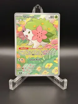 Pokemon - Shaymin - 185/182 Sv10: Destined Rivals Illustration Rare MINT - Image 1