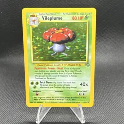 Pokemon Vileplume Holo Rare Jungle 15/64 Unlimited Stage 2 80 HP EN 1999 - Image 1