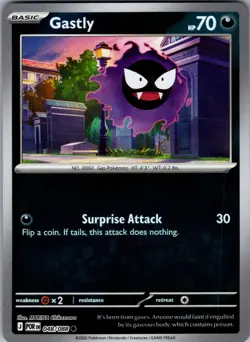 Gastly Perfect Order 048/088 Common Reverse Holo Pokemon Near Mint - Image 1