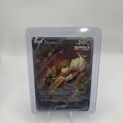Pokemon Flareon V Single Strike SWSH179 Full Art Black Star Promo Near Mint NM - Image 1