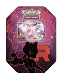 Pokemon TCG: Team Rocket Tin Mewtwo - Factory Sealed ✅ - Image 1