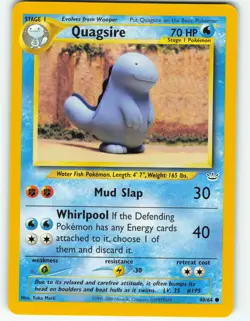 Quagsire - 48/64 Neo Revelation - Pokemon TCG - 2001 - Image 1