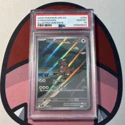 Pokemon TCG - Kangaskhan 204/182 Sv10 Destined Rivals IR Holo EN PSA 10 2025 - Image 1