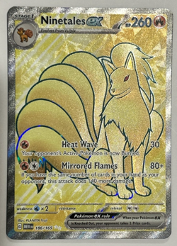 Pokemon - Ninetales EX Full Art- 186/165 - Scarlet & Violet 151 - Image 1