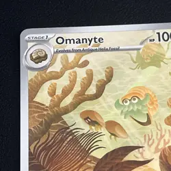 Pokemon TCG - S&V 151 - 180/165 Omanyte - Illustration Rare - Image 3